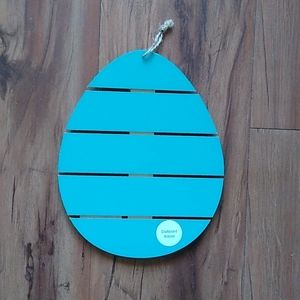 Egg Shaped Wooden Chalkboard